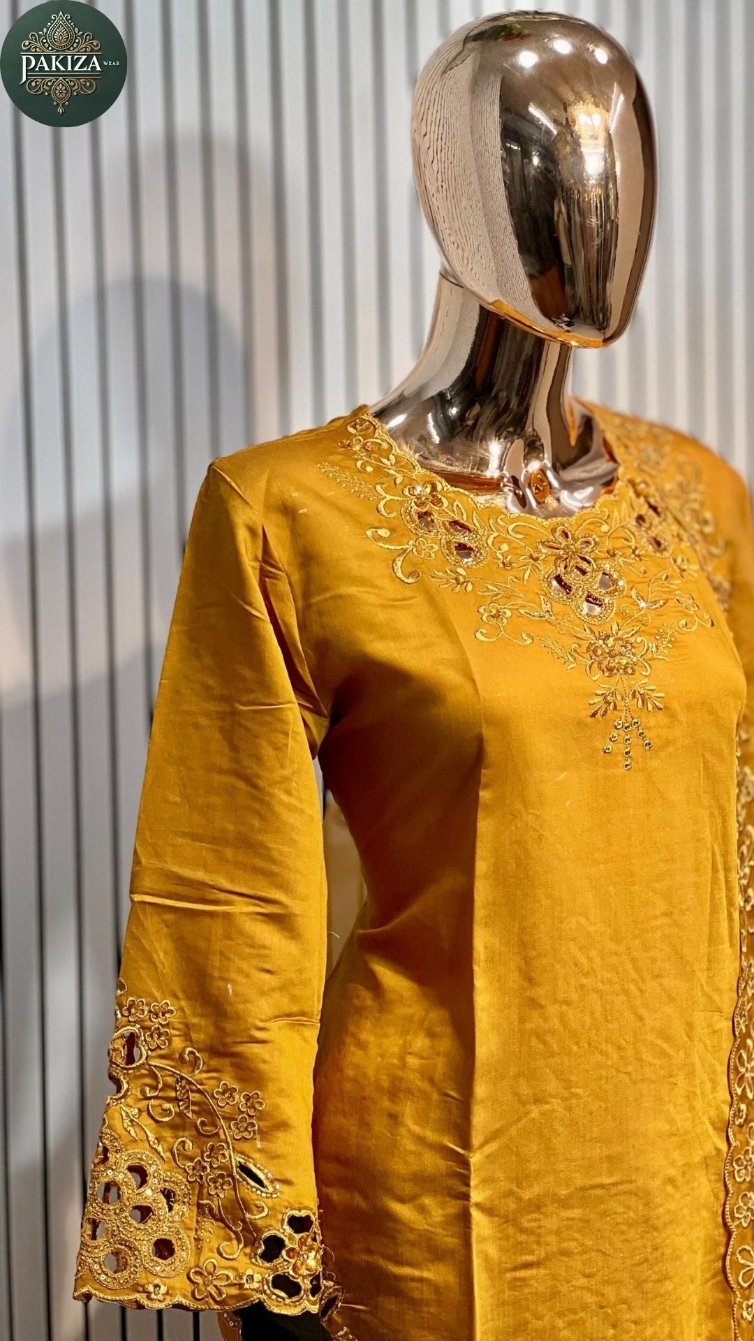 ✨ Yellow Royale Embroidered Suit ✨