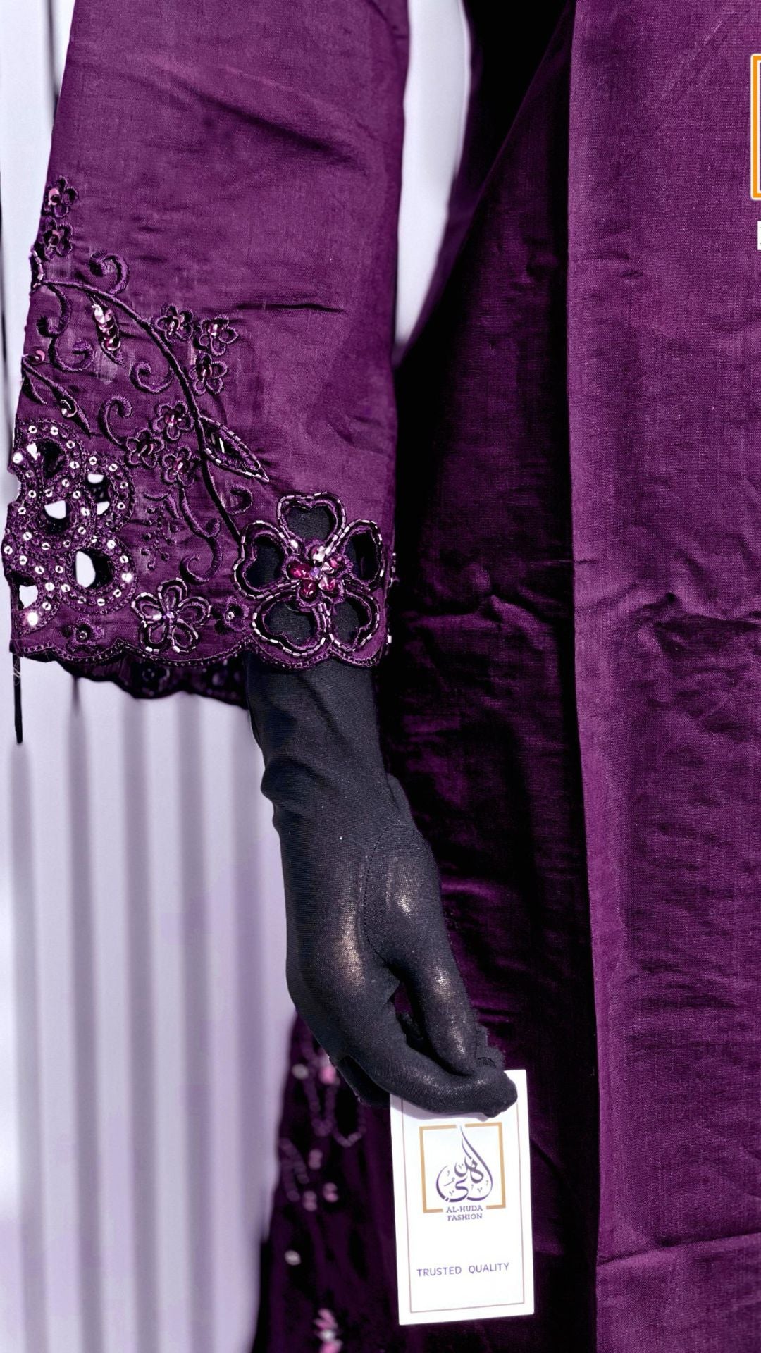 Royal Plum Embroidered Suit