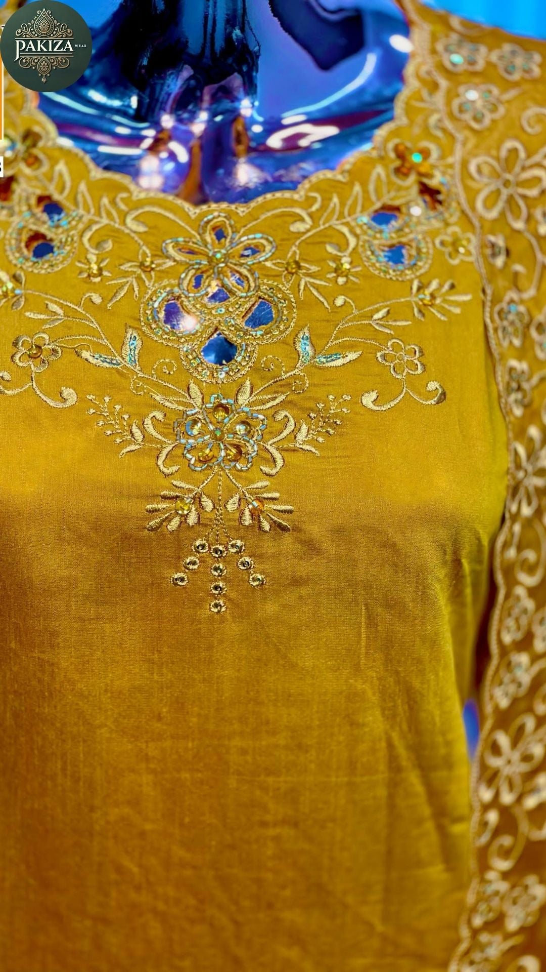 ✨ Yellow Royale Embroidered Suit ✨